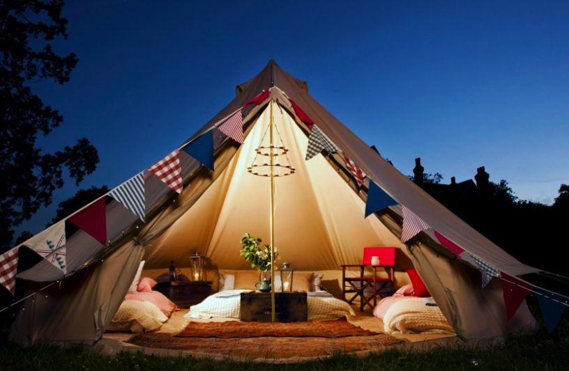 A luxury tent