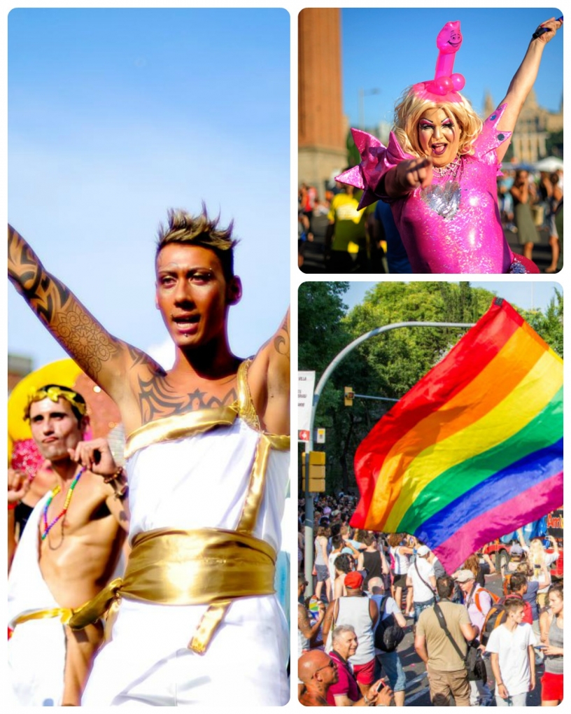 Pride parade in Barcelona