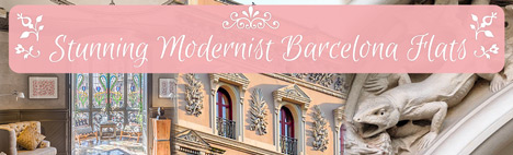 Alloggia in un appartamento modernista a Barcellona!