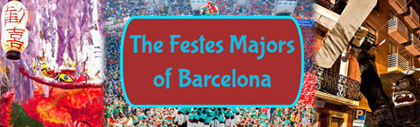 Alle Stadtviertel Feste von Barcelona!