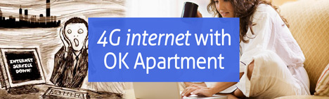 Internet 4G z OK Apartment