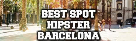 Where do hipsters hang out in Barcelona?