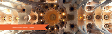 Het interieur & exterieur van de Sagrada Familia