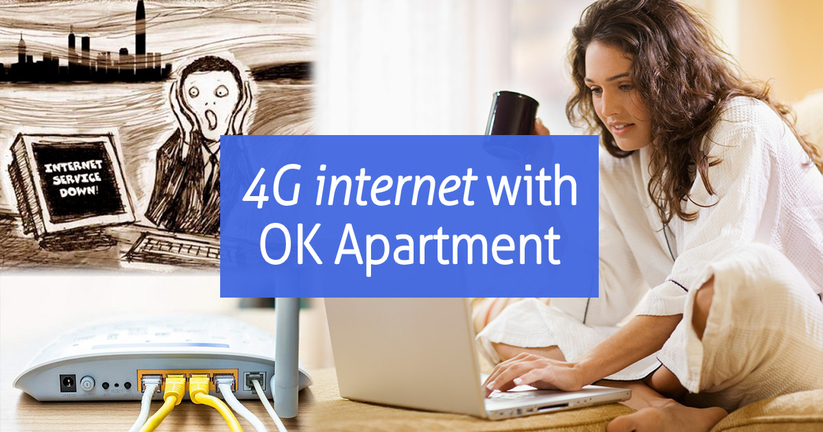 Internet 4G z OK Apartment