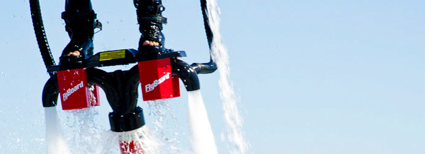 Flyboarding in Barcelona