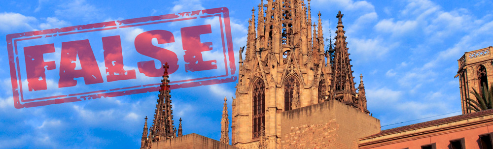 Barcelonai építészeti hamisításai