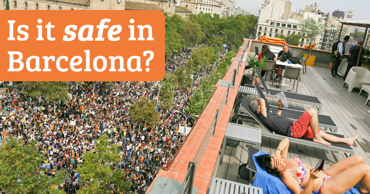 Does the Catalan conflict make Barcelona unsafe?