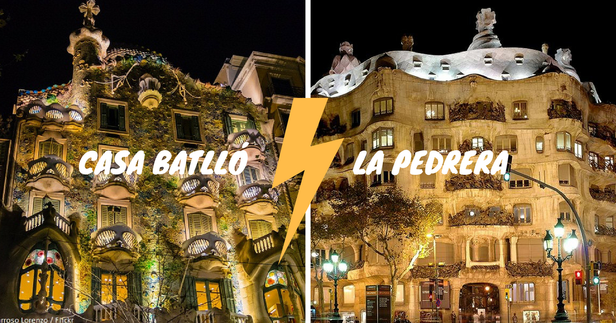 Casa Batlló or La Pedrera, which building to visit? 