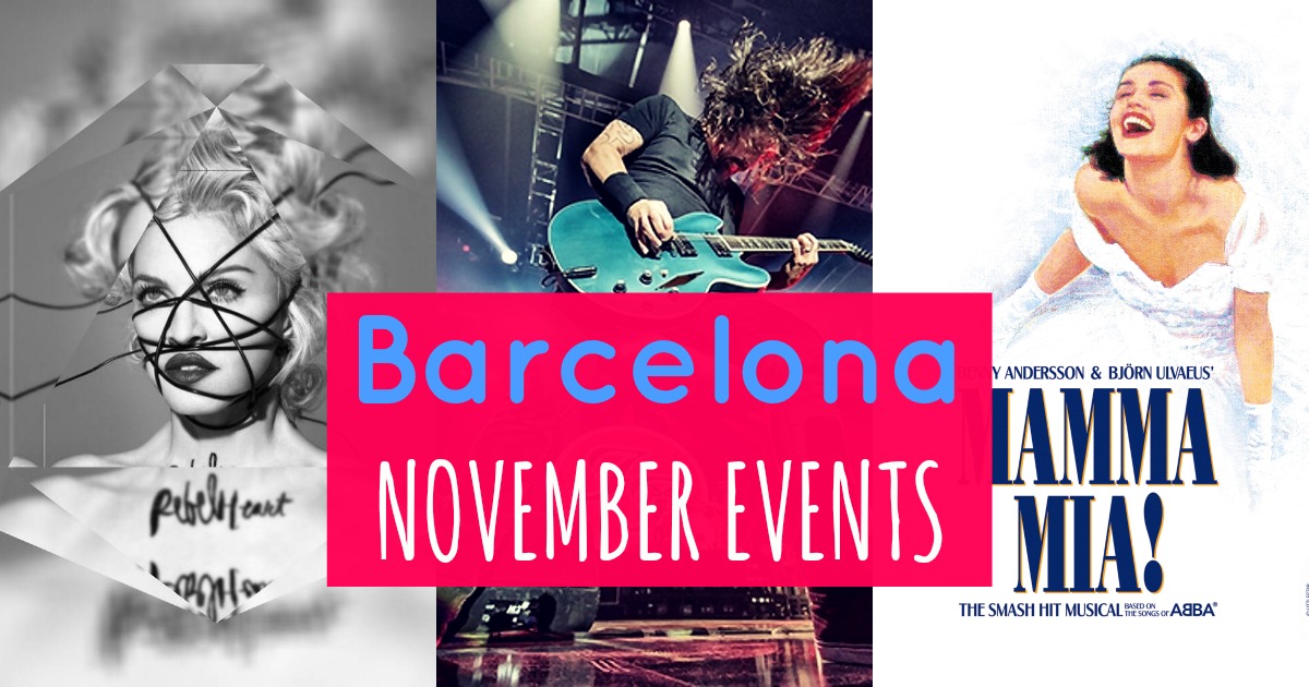 Les meilleurs événements de Novembre à Barcelone 