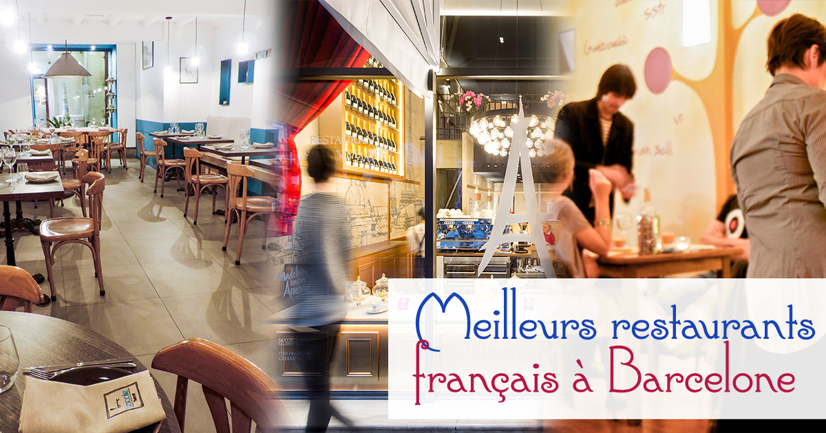 Meilleurs restaurants français à Barcelone