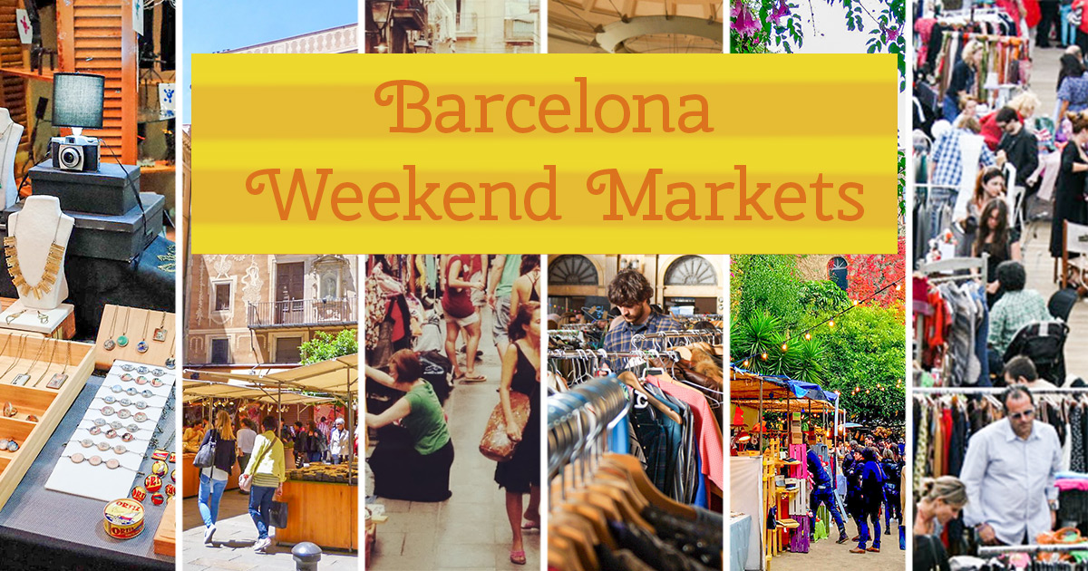 Weekend Markets in Barcelona