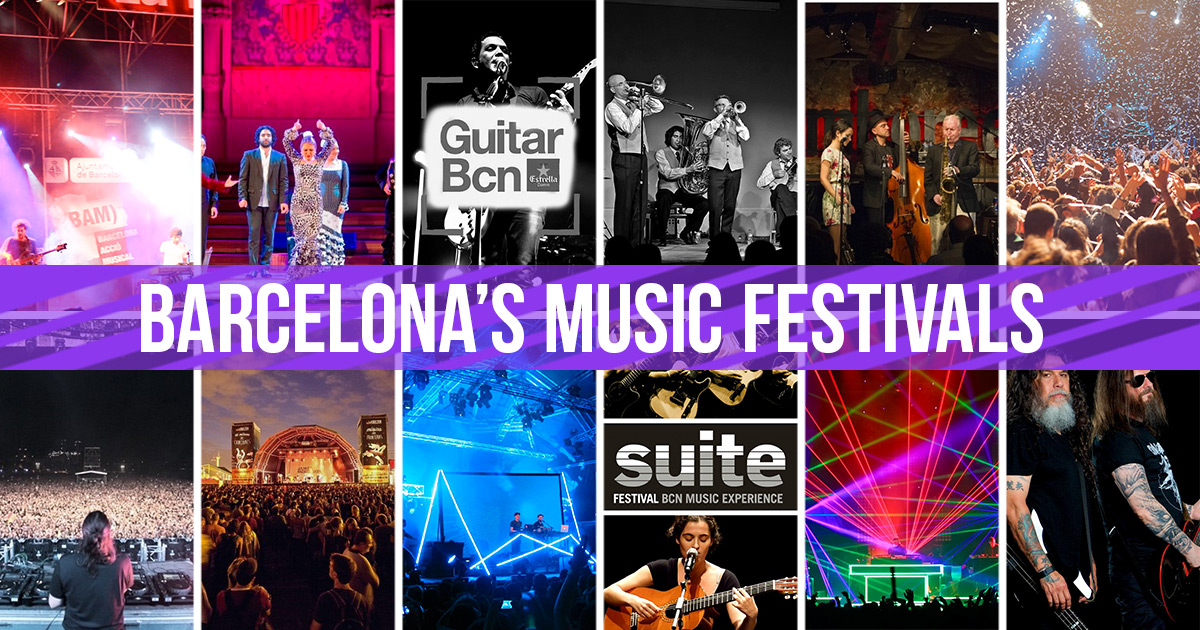 The full list of music festivals in Barcelona