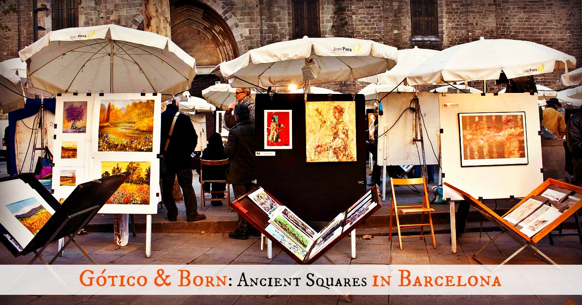 Secret squares of Barcelona