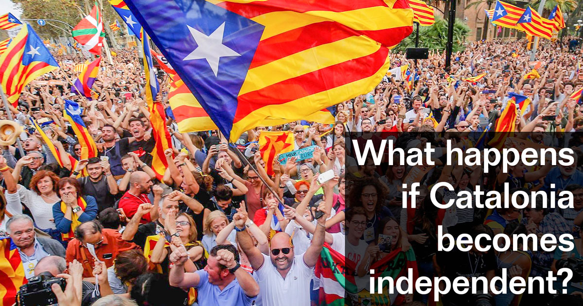 What happens if Catalonia gains its independence?