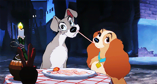 Spaguetti romantique de Disney