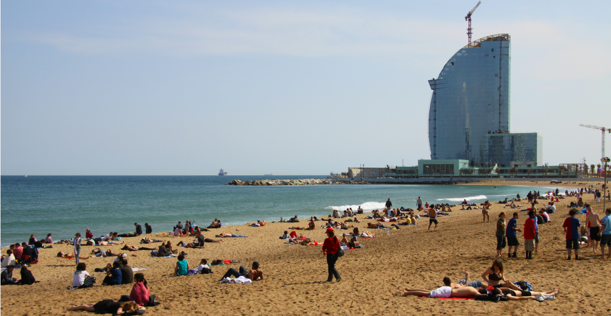 Discover Sant Sebastià Beach In Barcelona