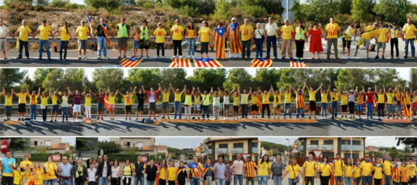 Catalan Human Chain Protest