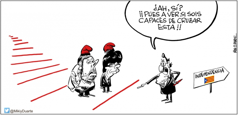 Ligne rouge établie par Rajoy