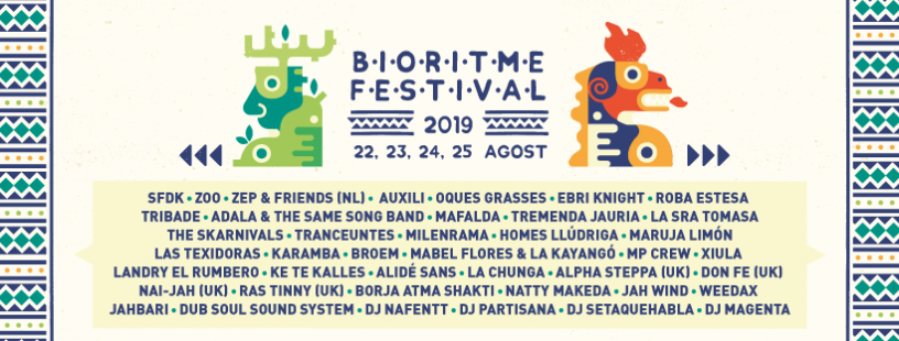 Bioritme Line up 2019 Bioritme Line up 2019