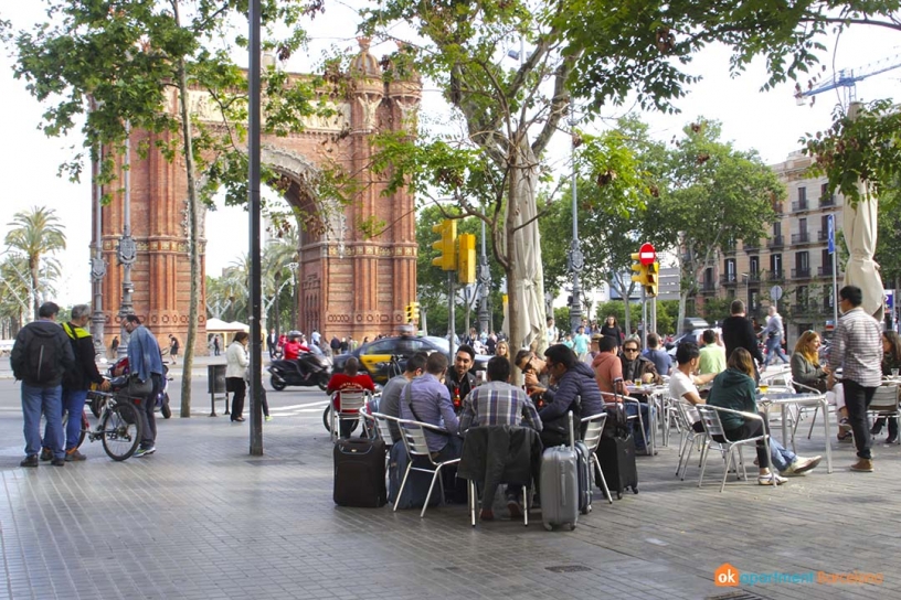 Below Arc de Triomf, Barcelona