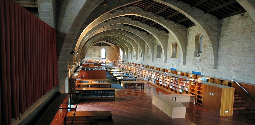 National Library of Catalonia interior