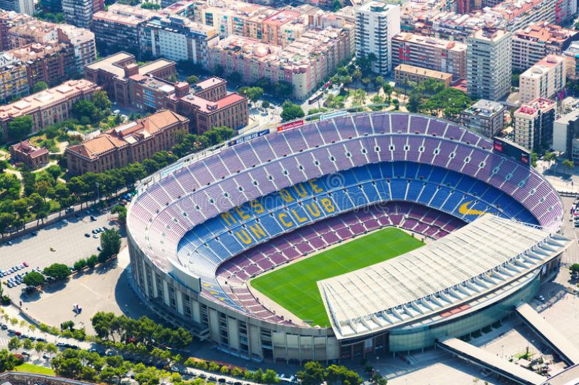 Camp Nou Bovenaanzicht