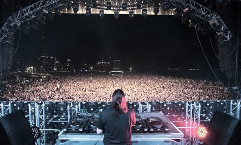 Barcelona Beach Festival - view from the stage