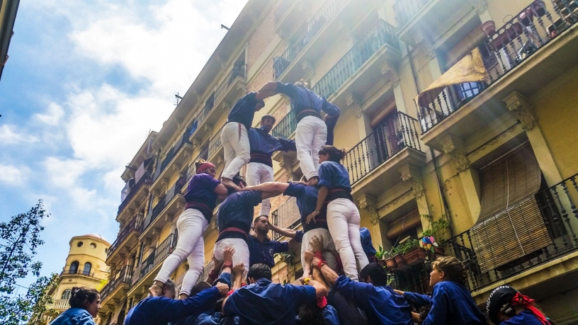 Cielo e Castellers del Poble Sec