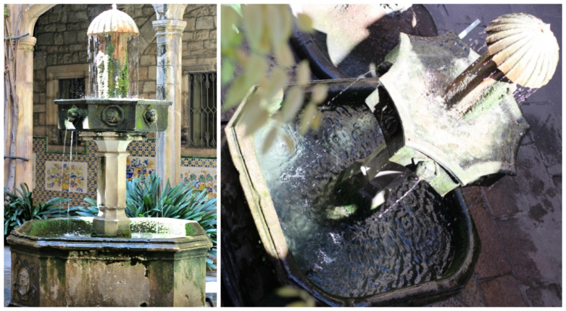 Casa de l'Ardiaca Fountain from above 