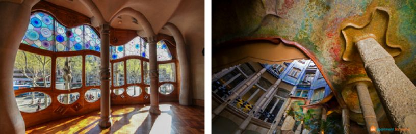  Casa Batlló i La Pedrera w środku