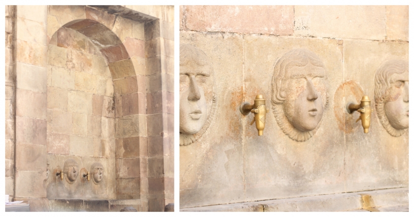 Der Brunnen San Justo in plaza de San Justo