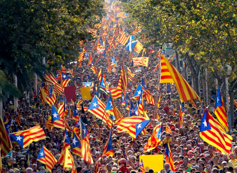 National Day of Catalonia Manifestations