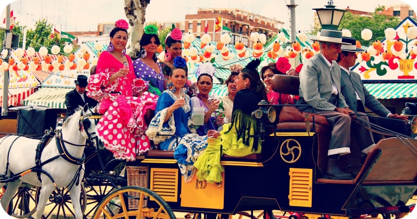 Calesa en la Feria de Abril