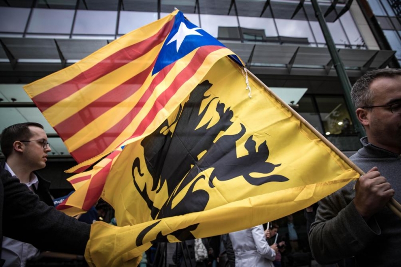 Flemish nationalists have lent their support to Catalonia