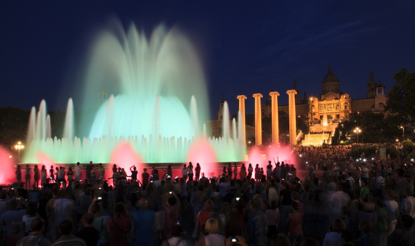 Волшебный фонтан Монжуик в Барселоне