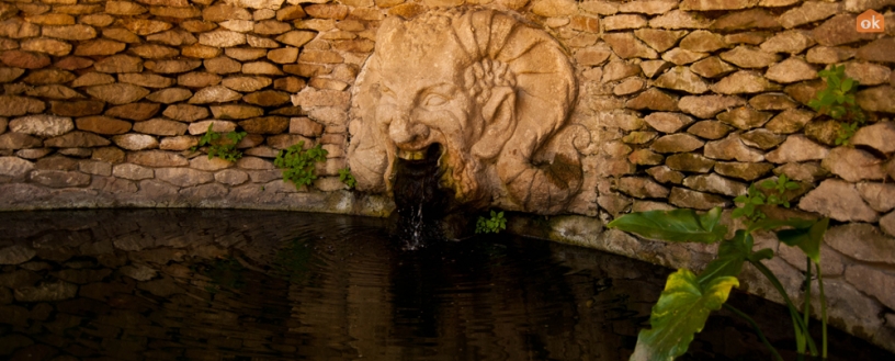 Fuente en el Jardín del Aribal