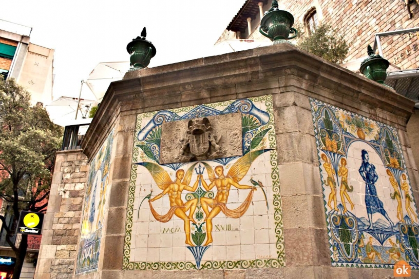 Santa Anna Fountain Barcelona