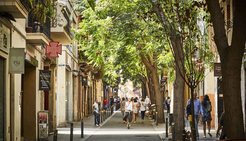 Barrio de Gràcia Barcellona