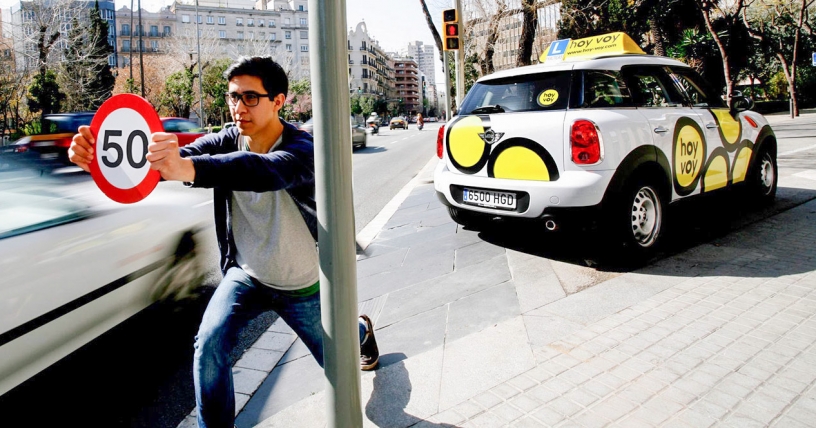 Hoy-voy driving school in Barcelona