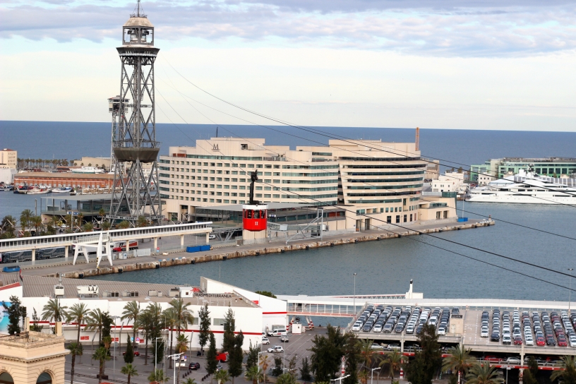  Miramar Montjuïc viste sul mare e sulla funicolare