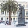 Joan Salvat Papasseit Statue Barcelona