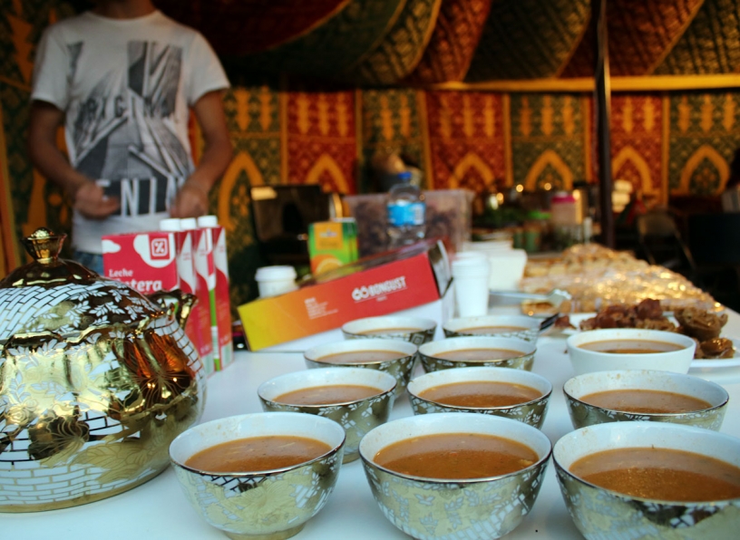 Jaima tent during Raval festival