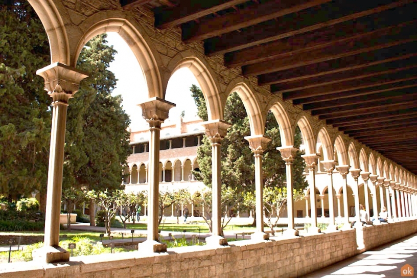 The cloister Pedralbes Barcelona