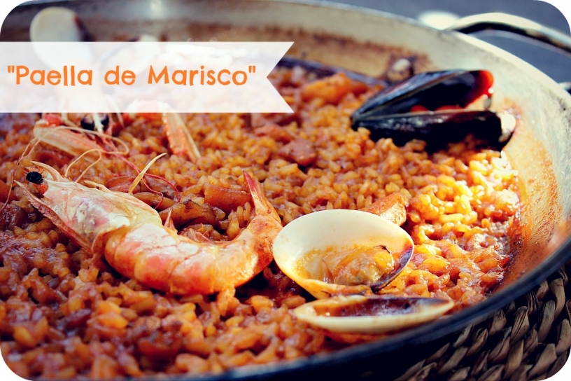 Paella con i frutti di mare