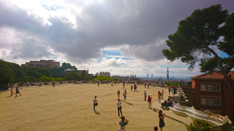 Der Naturplatz vom Park Güell