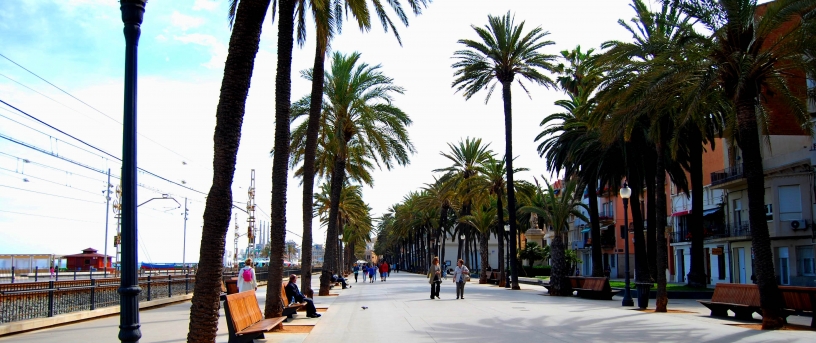 Die Strandpromenade, Badalona