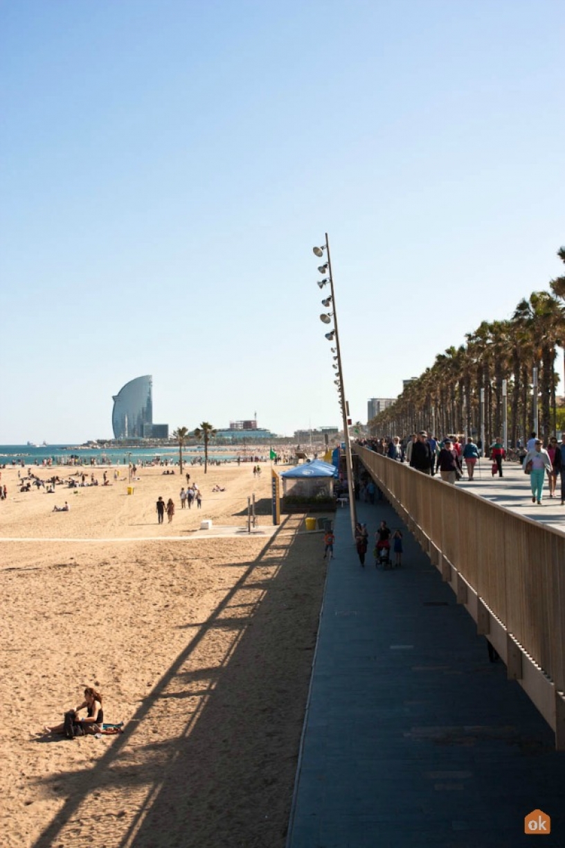 пляж Barceloneta 1