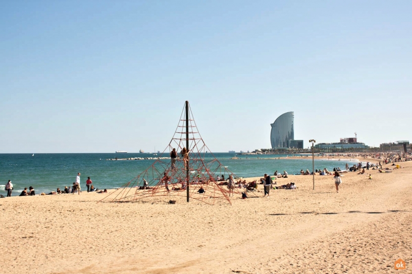 пляж Barceloneta 3