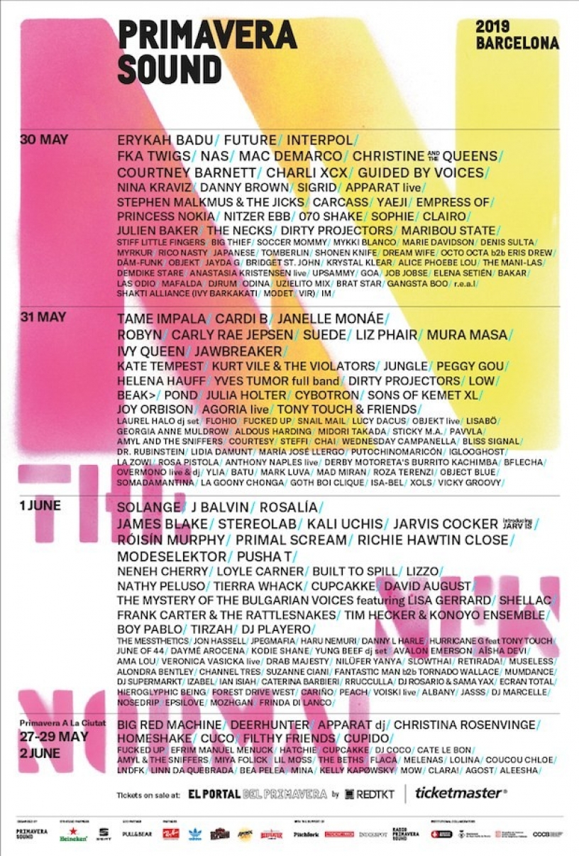 Primavera Sound 2019 Barcellona