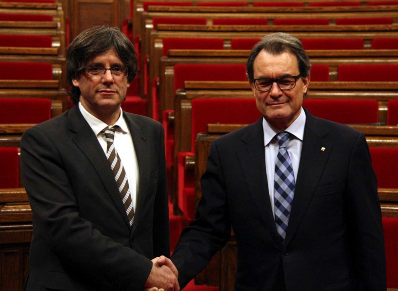 Puigdemont e Artur Mas